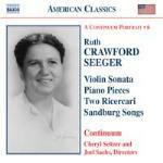 A Continuum Portrait - CD Audio di Ruth Crawford Seeger
