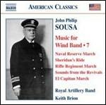 Musica per orchestra di fiati - CD Audio di John Philip Sousa,Royal Artillery Band,Keith Brion