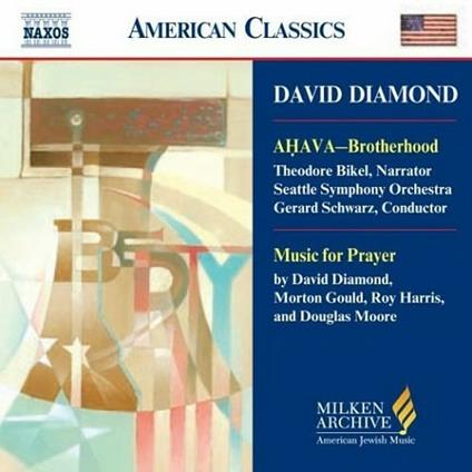 Ahava - Brotherhood - Music for Prayer - CD Audio di David Diamond