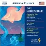 Concerto per viola - 4 Mottetti - The Merchant and the Pauper (Selezione) - CD Audio di Paul Schoenfield