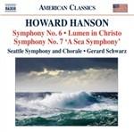 Sinfonie n.6, n.7 - CD Audio di Howard Hanson,Gerard Schwarz,Seattle Symphony Orchestra