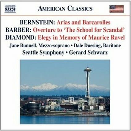 American Classics - CD Audio di Leonard Bernstein,Samuel Barber,David Diamond,Gerard Schwarz,Seattle Symphony Orchestra,Jane Bunnell