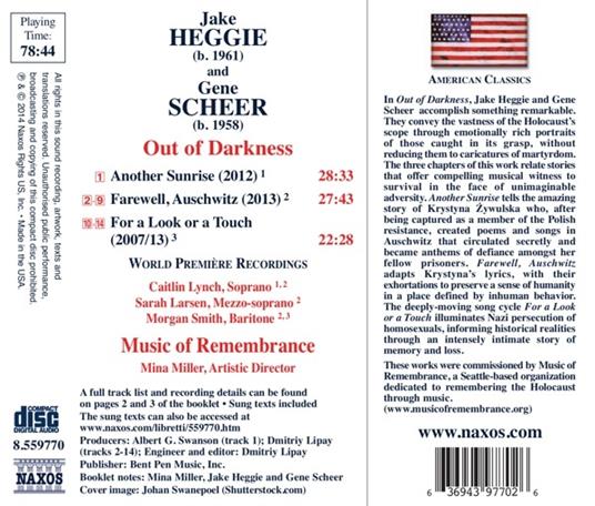 Out of Darkness - CD Audio di Jake Heggie - 2