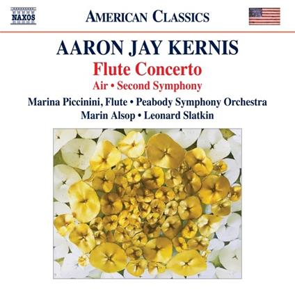 Concerto per flauto - Air - Second Symphony - CD Audio di Leonard Slatkin,Aaron Jay Kernis