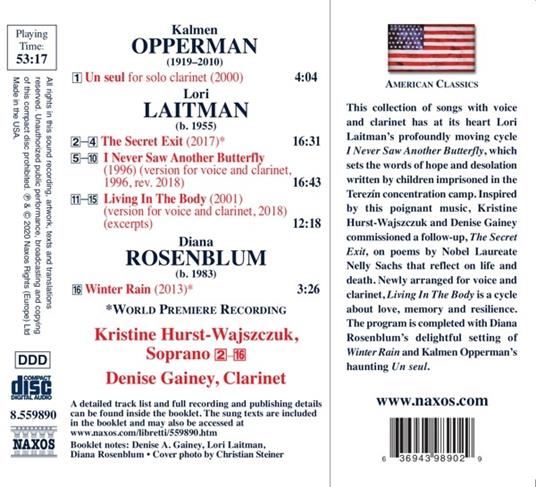 The Secret Exit - CD Audio di Lori Laitman - 2