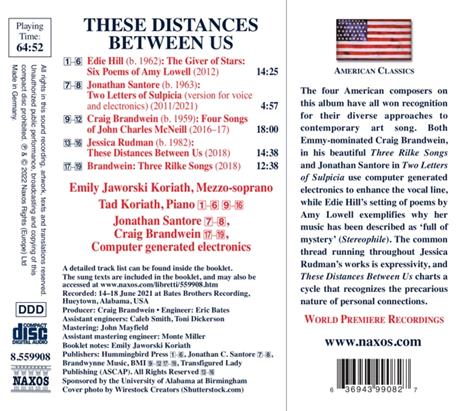 These Distances Between Us - CD Audio - 2