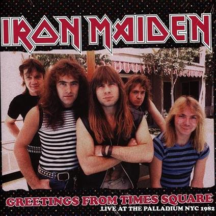 Greetings From Times Square - Live At The Palladium Nyc 1982 (Yellow Marble Vinyl) - Vinile LP di Iron Maiden