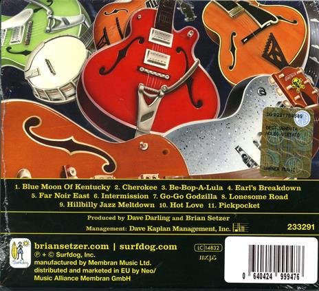 Setzer Goes Instru-Mental! - CD Audio di Brian Setzer - 2
