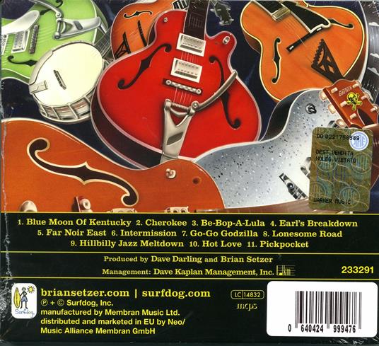 Setzer Goes Instru-Mental! - CD Audio di Brian Setzer - 2
