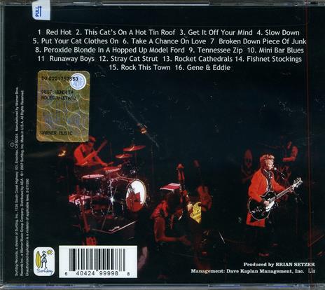 Red Hot & Live! - CD Audio di Brian Setzer,Nashvillains - 2