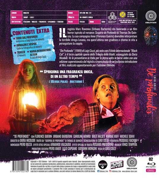 De profundis (Blu-ray) di Luigi Cozzi - Blu-ray - 2