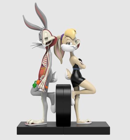 Looney Tunes: Mighty Jaxx - Bugs Bunny & Lola Bunny Figura Da Collezione Xxray Plus
