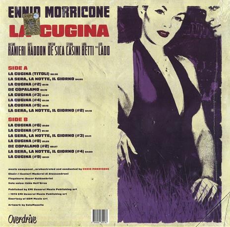 La Cugina (Colonna sonora) (180 gr. Picture Disc) - Vinile LP di Ennio Morricone - 2