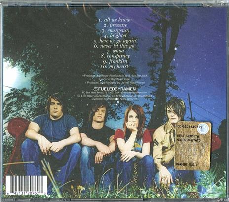 All We Know Is Falling - CD Audio di Paramore - 2