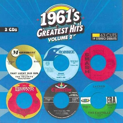 1961's Greatest Hits Vol.2 - CD Audio