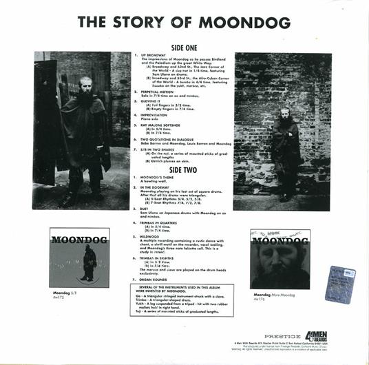 Story of Moondog (Purple & Green Vinyl) - Vinile LP di Moondog - 2