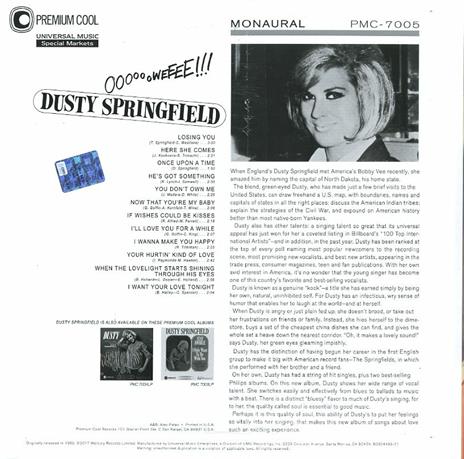 Ooooooweeee!!! (180 gr.) - Vinile LP di Dusty Springfield - 2