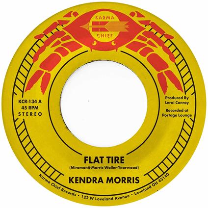 Flat Tire (Blood Orange Vinyl) - Vinile LP di Kendra Morris