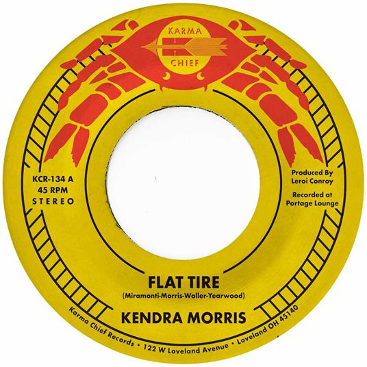Flat Tire (Blood Orange Vinyl) - Vinile LP di Kendra Morris
