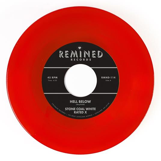 Hell Below - Free (Transparent Fire Orange Edition) - Vinile 7'' di Stone Coal White