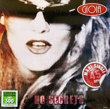 Gioia - No Secrets (Maxi Single 12") - Vinile LP