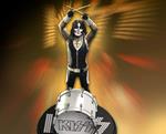 Alive! The Catman Rock Iconz Statue Kiss Kiss