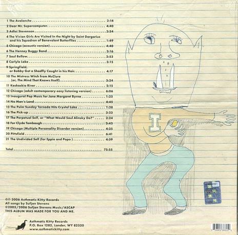 Avalanche (Hatchback Orange + Avalanche) - Vinile LP di Sufjan Stevens - 2
