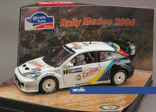 Ve43304 Ford Focus N.7 Mexico 2004 1.43 Modellino Vitesse - 2