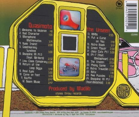 The Unseen - CD Audio di Quasimoto - 2