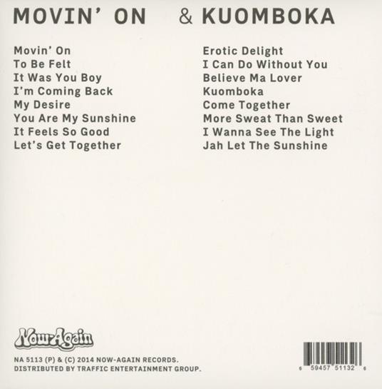 Movin' on - Kuomboka - CD Audio di Witch - 2