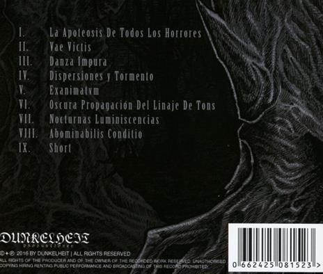 Dispersae et Tormentum - CD Audio di Exanimatum - 2