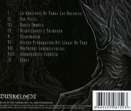 Dispersae et Tormentum - CD Audio di Exanimatum - 2