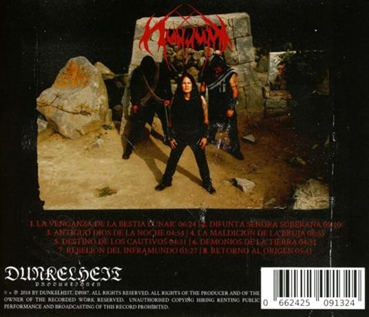 Deidades del inframundo - CD Audio di Tunjum - 2