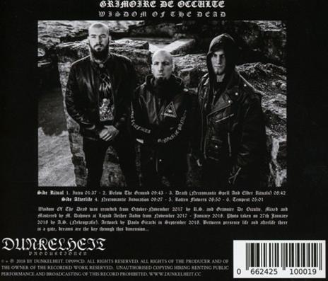 Wisdom of the Dead - CD Audio di Grimoire de Occulte - 2