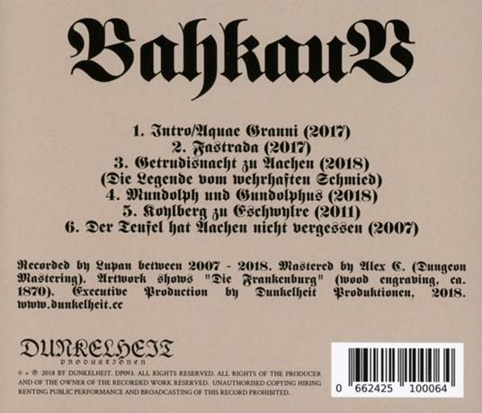 Et Bahkouv kütt - CD Audio di Bahkauv - 2