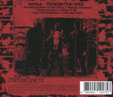 Termination Apex - CD Audio di Kapala - 2