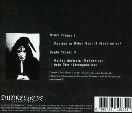 Death Trance - CD Audio di Rxaxpxe - 2