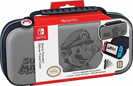 Custodia Switch Super Mario Grigia - - Nintendo Switch