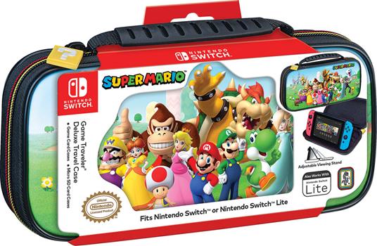 Bigben Interactive Switch Travel Case Super Mario & Friends NNS53A Custodia rigida Nintendo Multicolore