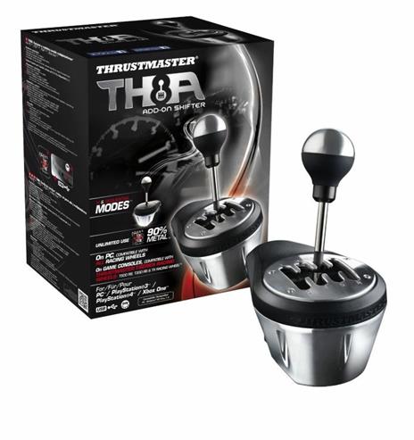 Thrustmaster TH8A Speciale PC,Playstation 3,PlayStation 4,Xbox One Analogico USB 2.0 Nero, Metallico - 2