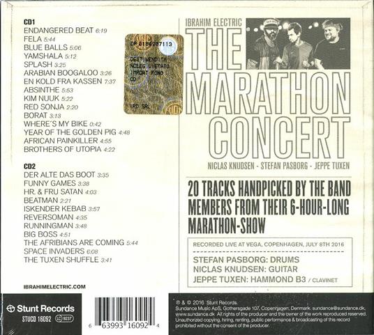 The Marathon Concert - CD Audio di Ibrahim Electric - 2