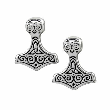 Orecchini Alchemy: Thor Hammer Studs
