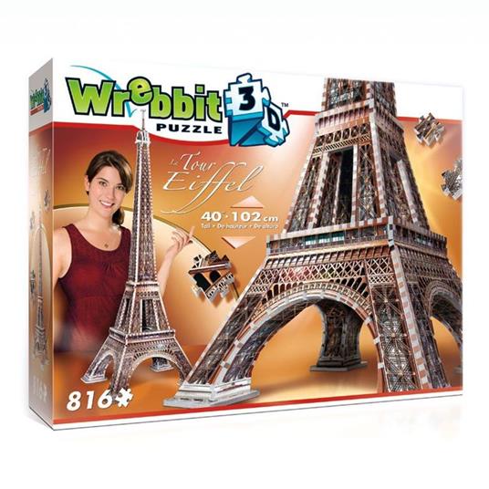 La Torre Eiffel. Puzzle 3D 816 Pezzi