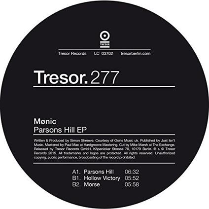 Parsons Hill Ep - Vinile LP di Monic