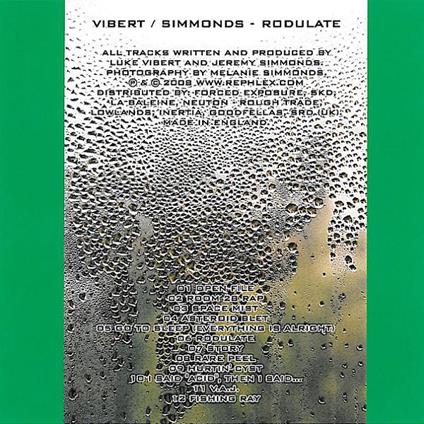 Vibert / Simmonds - Rodulate - CD Audio