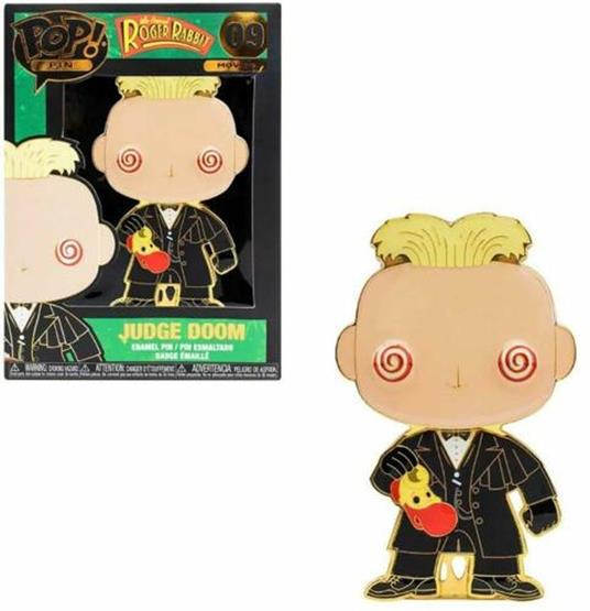 Judge Doom Funko Pop! Pins Black Pu Suit