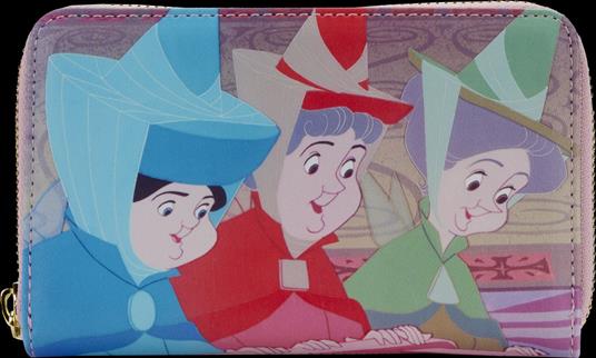 Loungefly Wallet Sleeping Beauty Princess Scene Zip Around Wallet  - Disney Funko WDWA2 - 2