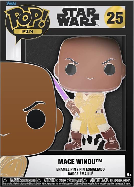 Funko Pop! Pin Mace Windu - Star Wars Pop Pin STPP0 - 2