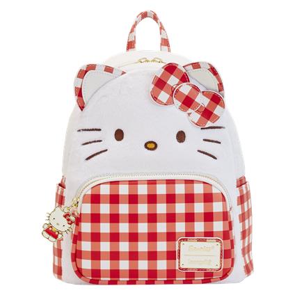 Hello Kitty Gingham Cosplay Mini Backpack - Sanrio Funko Loungefly Backpack (SANBK)