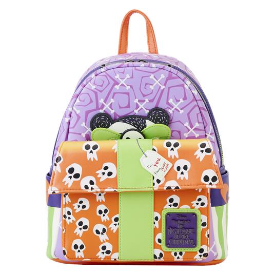 Funko Loungefly Backpack Scary Teddy Present Mini Backpack - The Nightmare Before Christmas WDBK3